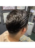 【BACK】アシンメトリーツーブロックショート