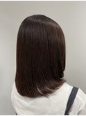 ナチュラルブローストレート