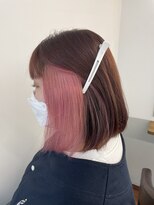 スキル 石岡(SKILL) イヤリングカラー☆ピンク☆ハイトーンカラー