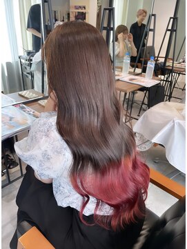 ネクストハラジュク(NEXT HARAJUKU) メルティーカラーフェミニンロング似合わせカット[原宿/表参道]