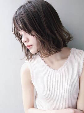 イオエ 梅田(ioe) ショートボブ/ニュアンスカラー/ブルージュ/髪質改善/縮毛矯正