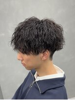 オーバルバイアピッシュ(OVARL by apish) 縦落ちツイスパツイストマッシュ波巻きカルマパーマ
