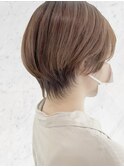 丸みショート 透明感カラー 小顔カット 【mt___213r】