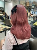 7661艶髪カシスレッドラベンダーパープルハイトーンワンホンヘア