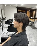 毛流れニュアンスパーマ