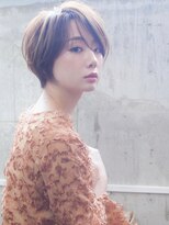 ジェニーバイメノン(JENNIE by Menon)&nbsp;マニッシュショート×ことりベージュ×ヘルシーレイヤー