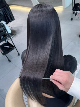 ロンドメリア 天神大名店(Lond Melia) ★前髪カタログこなれミディウェーブパーマイメチェンレイヤー★