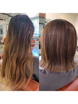 ヘアラウンジ アンリオ(hair lounge an rio) ボブ