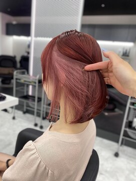 キャンディ 横浜(CANDY) 【RIKU指名限定】ワインレッド×インナーピンクベージュ