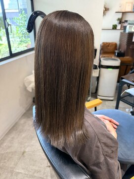 オーバルヘアー(OVAL hair) 髪質改善カラー/レイヤーカット/透明感/グレージュ