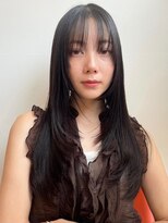 トリッカ シブヤ(TRICCA SHIBUYA)&nbsp;ロングミディアムハッシュレイヤー韓国ワンホン髪質改善小顔