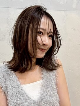 ファルベ(Farbe) ミディアムヘア/暗めカラー/グランマッシュ/デザインカラー