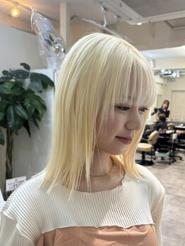 テン バイ アンブルリュクス 池袋(teN +by ambleluxe)の写真/艶感&透明感のあるトレンドカラーならお任せ!ダメージレス×ハイトーンが叶う◎インナーカラーもオススメ◎