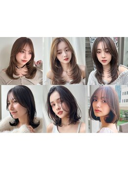 レイヤーカット/ハッシュカット/ミディアムレイヤー/ボブ…《あなた専用》似合わせカット×透明感カラー！