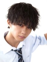 ナチュラル 渋谷(NATURAL)&nbsp;フェザーパーマ／スパイキーショート／［メンズ／渋谷］