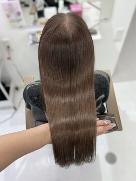 ハピネス 梅田茶屋町店(HAPPINESS) 韓国風/レイヤーカット/顔周り/顔まわり/髪質改善/ベージュ