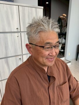 ルシードスタイルレーヴ(LUCIDO STYLE REVE) 【長野市/メンズ】スパイキーショート/40代/50代/60代