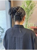 ドレスヘアカチモリ大人気！ヘアアレンジ