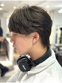 韓国フェザーパーマメンズカット学割