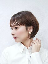 ハウスアンドヘアーワークス(House&Hair works) 前髪長め大人小顔ショート30代40代50代 藤沢