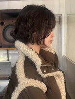 アンプラグド(unplugged)&nbsp;外国人風ウェーブボブパーマ／unplugged