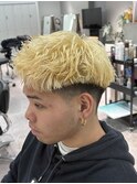 メンズハイトーン/スパイキーショート/フェード/松戸