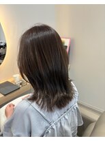 ルーチェココ ブラン(Lu'ce coco blanc)&nbsp;ラベンダーグレージュ×外はねボブ5.7