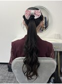 ゆるふわポニーテ一ル