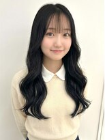 ヘッドライト アカデミー 渋谷店(HEADLIGHT ACADEMY) 彼女感強めの【ゆるくびれヘア】ブルーブラック20代30代40代