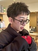 ローム 北花田店(Rome)&nbsp;フェザーパーマ/センターパート/スパイキーショート
