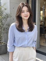 ラナ(LaNA)&nbsp;ふわりと流れる前髪のブラウンレイヤーロング