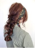 ヘアアレンジ☆スカーフアレンジ