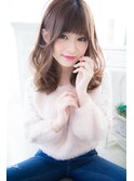アンジュヘアー 大人かわいい 無造作ウェーブ