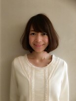 大人可愛いショートボブ☆担当　伊原