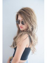 ミエル ヘア 新宿(miel hair)&nbsp;【miel hair新宿】イルミナハイライトグレージュ