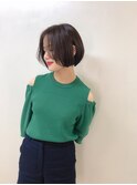 癖毛の方にもおすすめボブスタイル