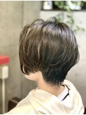 小顔ハンサムショートボブ