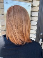 ヘアースタジオ モモ(Hair studio MoMo)&nbsp;オレンジベージュ