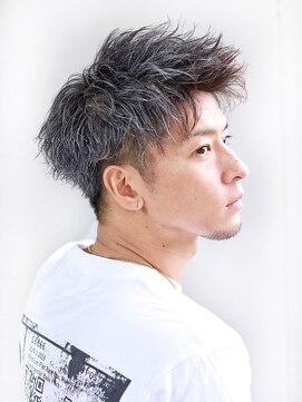 リップス 二子玉川店 (LIPPS) スウェイジェットモヒカン　刈り上げ　ツーブロック　前髪上げ