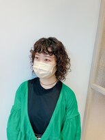 エレノア 梅田店(Eleanor) ミディアムウルフのパーマ◎