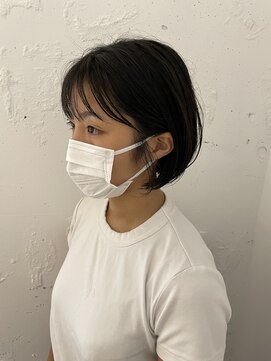 カウチ 板橋本町店(kauti) 乾かすだけで内側にまとまるパツっとボブ