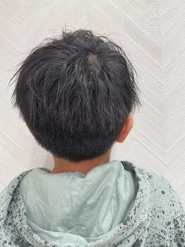 リッカ(ricca)の写真/ジュニア～高校生まで学生限定のお得なカットのクーポンをご用意！ちょっとしたイメチェンにも♪