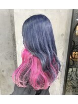 サロンドミルク 原宿(salon de MiLK)&nbsp;ネービーブルーインナーピンク