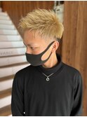 MEN'S HAIR ブリーチ×シャンパンゴールド