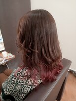ヘアーアンドメイクサワ 佐久店(sawa)&nbsp;20代　ミディアム　大人かわいい　巻き髪　髪質改善