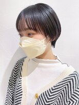 アイティーバイアルバム 下北沢店(IT by ALBUM)&nbsp;マッシュショートアッシュ_外ハネボブセクションカラー_ba375252