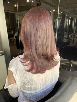 アクアオモテサンドウ(ACQUA omotesando) ◇ラベンダーピンク/ブリーチ無し暖色カラー