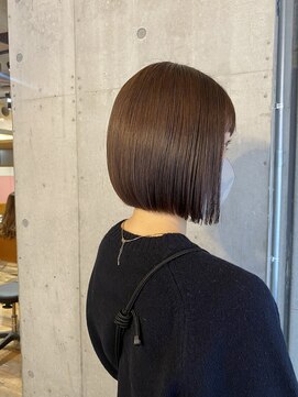 エース (ACE) 【ACE】切りっぱなしボブ×透明感カラー