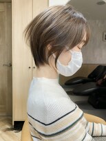 ロンドジェネルーズ 柏(Lond generous)&nbsp;【斉藤 航人】ヘルシーショコラアッシュのショートヘア