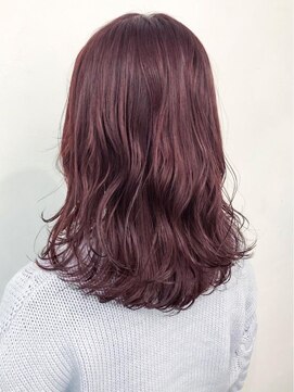 アローズ 荒尾店(arose) 春カラーラベンダーピンク大人可愛い無造作ウェーブ